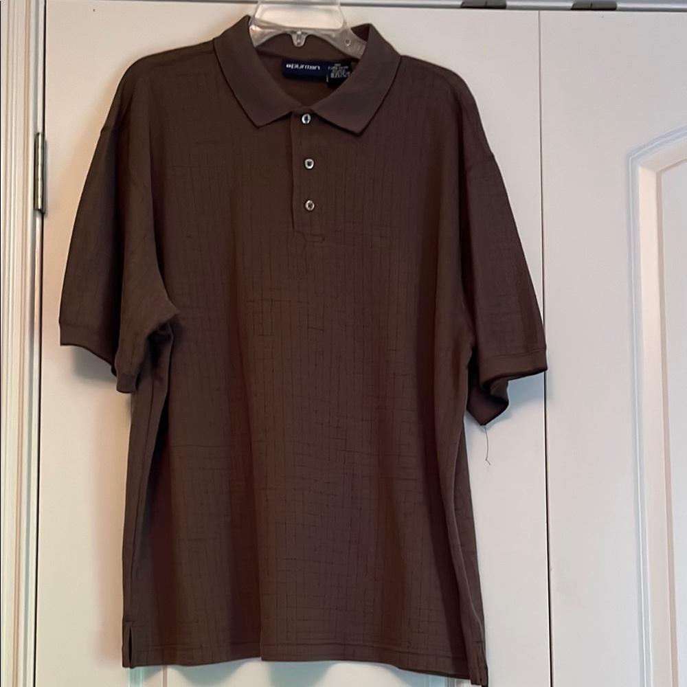 Men's Brown Polo Shirt